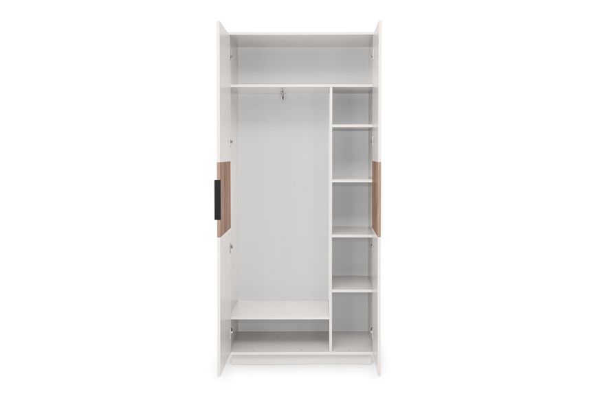 Шкаф Поларо-1 (90 &times; 45 &times; 200 см, кашемир + дуб крафт серый) md-sh-vzt-ksh-db-kr-sr фото