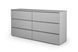 Комод SleekLine-3 6ШУХ (серая мышка, 160x43x80 см) IMI lkmd-nrd3-sr-stp фото