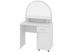 Туалетний столик Florenx (83 &times; 38 &times; 127 см, білий) ph-trm-trm1-bl фото