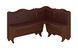 Кухонний куточок FlavorFurnish-1 (110 &times; 150, шкірзам, коричневий і горіх) ph-kt-grcg-krch-grh фото
