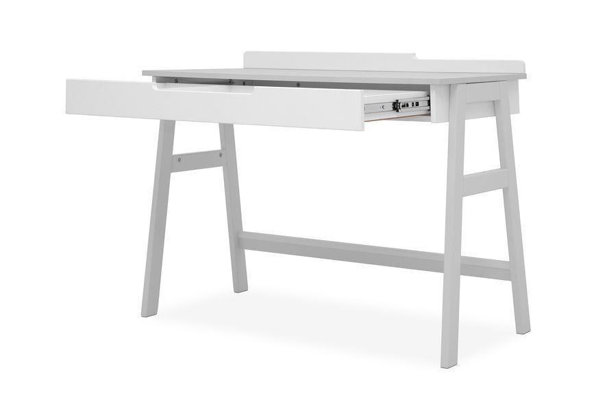 Стол письменный Мечта-4 (109,6 &times; 55 &times; 81 см, бело-серый) vr-stl-ps-mnttn-bl-sr фото