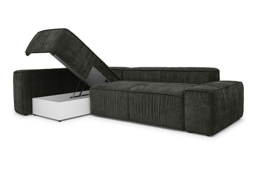 Угловой диван Abel (186 х 320 см, тёмно-серый) IMI Premium mpr-kd-bl-shrlt-98 фото
