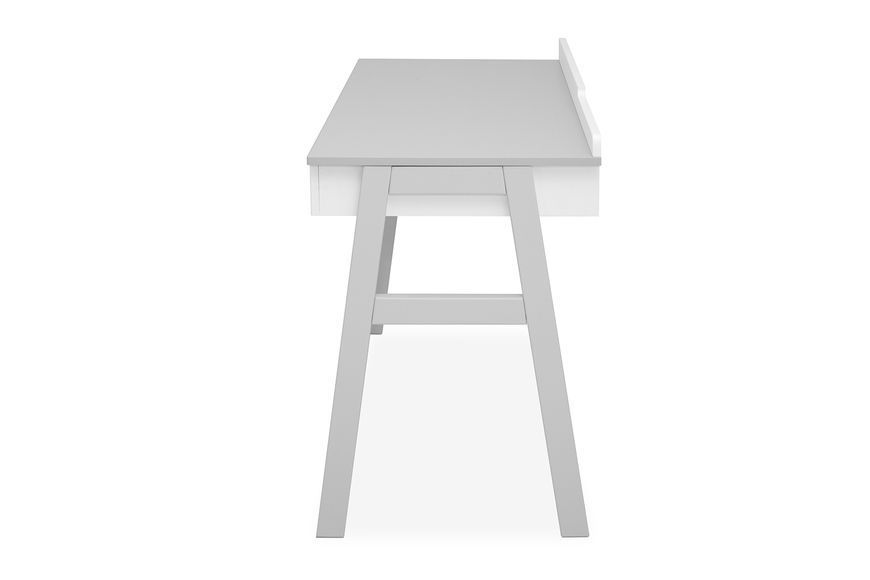 Стол письменный Мечта-4 (109,6 &times; 55 &times; 81 см, бело-серый) vr-stl-ps-mnttn-bl-sr фото