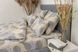 Комплект постільної білизни Деметра-12 (євро, бязь gold lux, наволочки: 50х70 см 2 шт та 70х70 см 2 шт, абстракція, сірий з жовтим) IMI m-ps-bz-glx-dmtr12-vr-b-s фото 6