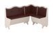 Кухонний куточок FlavorFurnish-1 (110 &times; 150, шкірзам, коричневий і кашемір) ph-kt-grcg-krch-kshmr фото