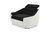 Крісло Спейс (124 &times; 100/110 см, чорний з молочним) mpr-kr-sps-ll-99-01 фото