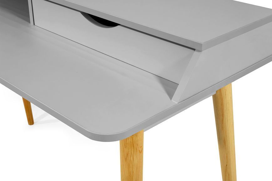 Стіл письмовий ContempoDesk-3 (сіра мишка, 120х53х82 см) IMI lstl-skn3-sr-stp фото