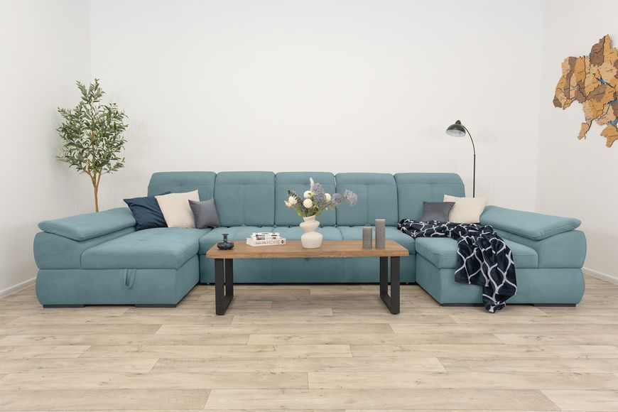 Кутовий диван Денвер П3 (400 &times; 195 см, блакитний) IMI Premium kdnvr-p3-pl-9 фото