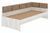 Ліжко дитяче Belva (203,2 &times; 93,5 &times; 74,8 см, велюр, крафт, ірис 08) ph-dt-lg-s4-kr-rs8 фото
