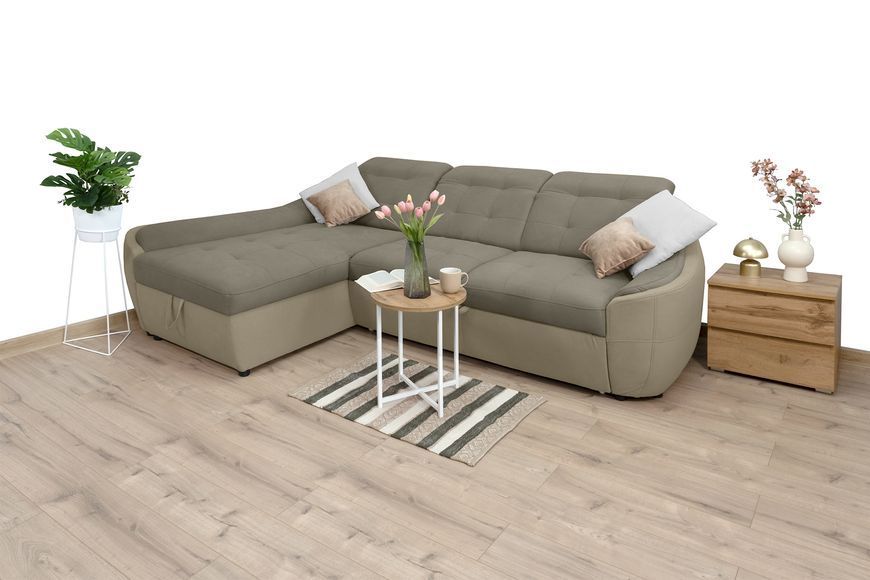 Кутовий диван Спейс АМ (270 &times; 180 см, бежевий з нюдовим) IMI Premium kspsAM-ll-09-06 фото
