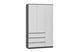 Шкаф Formo-6 (антрацит + белый, 120х54х207 см) ph-shf-sh3-ntc-bl фото 1