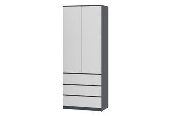 Шафа Formo-5 (антацит + білий, 80х54х207 см) ph-shf-sh2-ntc-bl фото