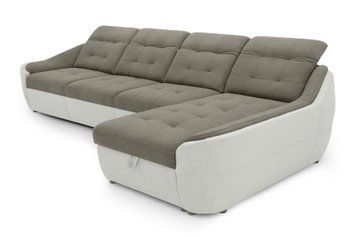 Кутовий диван Спейс АМ3 (337 &times; 187 см, бежевий з молочним) IMI Premium ksps-AM3-ll-09-01-p фото
