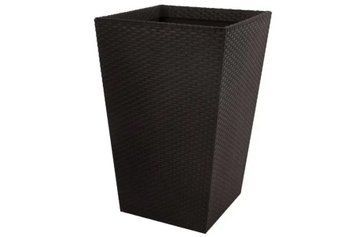 Садовий горщик Кіпрей (38,5 &times; 38,5 &times; 57, графіт) kt-grsh-rttn-pl-m-grf фото