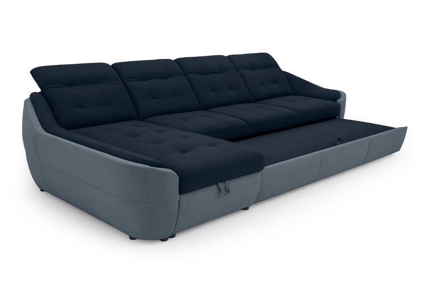 Кутовий диван Спейс АМ3 (337 &times; 187 см, синій з сизим) IMI Premium ksps-AM3-ll-88-98 фото