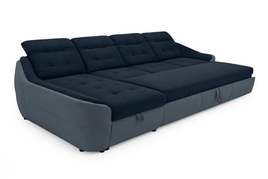Кутовий диван Спейс АМ3 (337 &times; 187 см, синій з сизим) IMI Premium ksps-AM3-ll-88-98 фото
