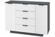 Комод Kelrix (128 &times; 43 &times; 91,5 см, антрацит и белый) ph-kmd-k6-ntrc-bl фото
