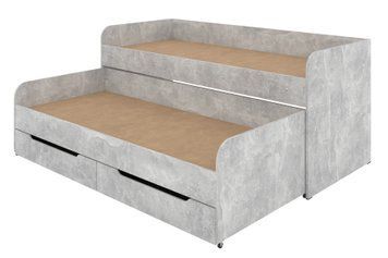 Двухъярусная выдвижная кровать Belvar-4 (197,2 &times; 83,4 &times; 86,5 см, бетон) ph-dt-lgk-sn5-bt фото