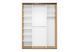Шкаф-купе Нарния-3 (180 &times; 45 &times; 240 см, с зеркалом, дуб сонома светлый) m-shk-nrn-3-45-db-snm фото 6